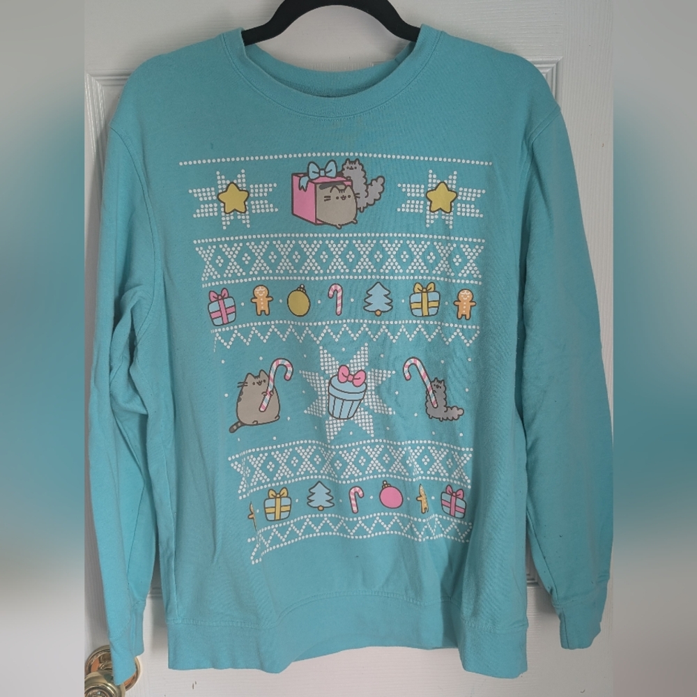 Pusheen Christmas Holiday Sweatshirt Winter 2017 Pusheen Box Exclusive